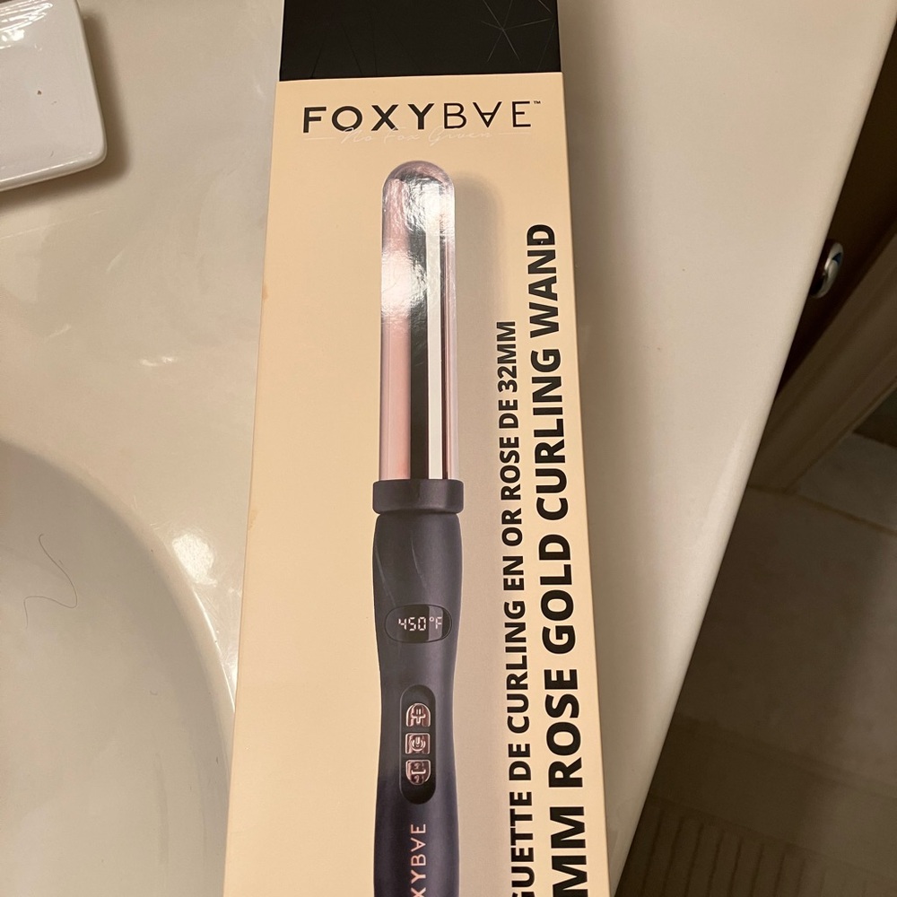 FoxyBae Rose Gold Curling Wand